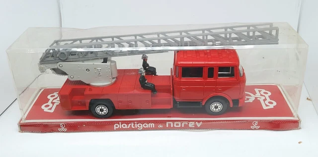 NOREV PLASTIGAM N° 97 Camion Echelle pompiers - neuf en boîte scellée