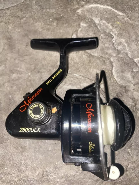 SHAKESPEARE MICROSPIN 2500ULX Ultra light spinning reel $11.99 - PicClick
