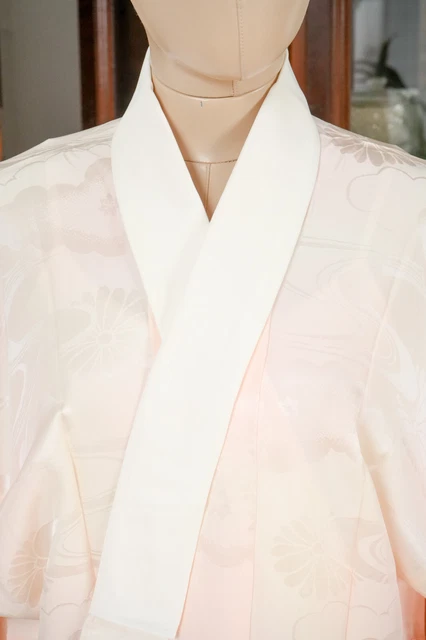 Dear Vanilla Japanese Juban Undergown Women's Kimono Genuine Vintage Mint 3