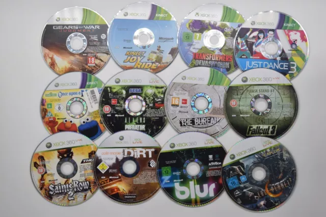 Xbox 360 Disc Only Games - Multi Listing - Huge Selection - Free P&P