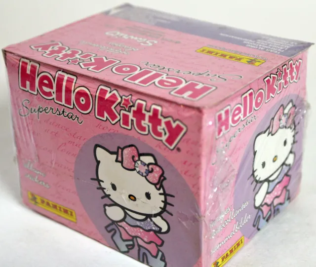 Panini Sticker Hello Kitty Superstar 2010 Rare Box Display 50 Packets Bags