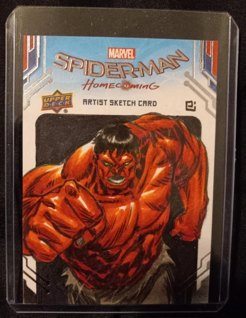 Upper Deck Spider-Man Homecoming Sketch Card 1/1 Peejay Catacutan Marvel