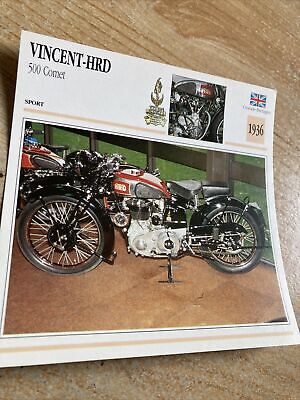 Dax 500 Burst 1936 Porta Carte Motocicletta Collezione Atlas Francia 
