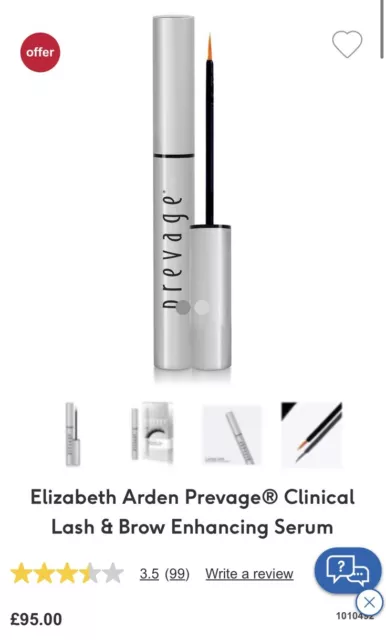 Elizabeth Arden Prevage Lash Serum RRP £95.00 No Box