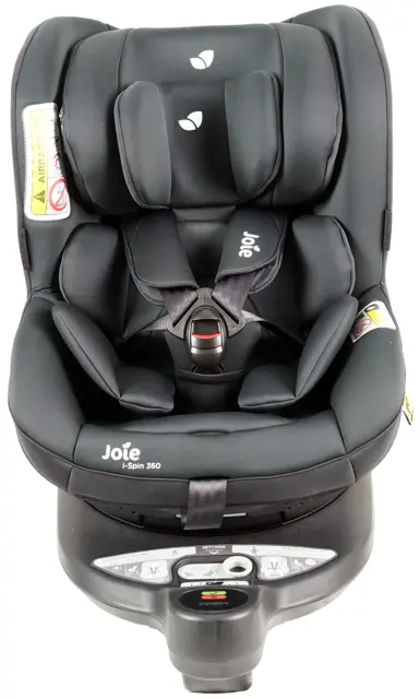 Joie i-Spin 360 Autositz i-Größe ISOFIX Baby Kleinkind 0-4 Jahre Gruppe 0+/1 schwarz Neu