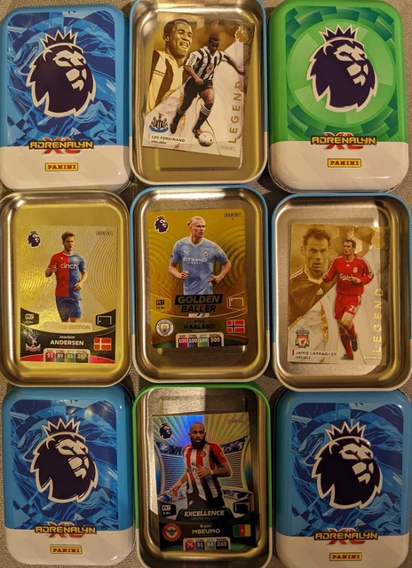 Panini Premier League Cards Panini Premier League Adrenalyn XL 2024 Cards - LIMITED  EDITION Golden Ballers & Legends Soccer Cards 2025