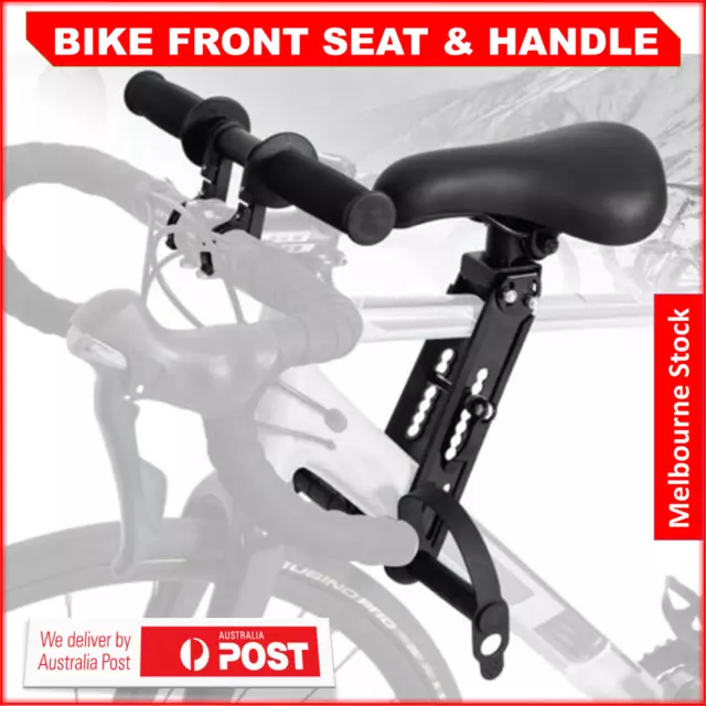 Bike Front Mounted Child Seat Kids Top Tube Bicycle Detachable Child Armrest