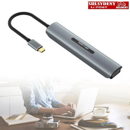 9 in 1 USB-C Docking Station 4K HD VGA PD 100W for MacBook and Type-C Laptops
