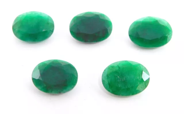 Natural Beryl Emerald Oval Cut Lot Loose Gemstone 10X14 MM For Jewelry P-1661