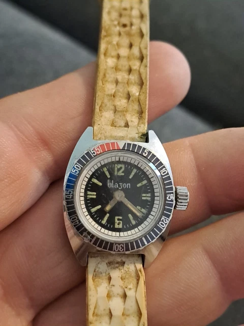Montre De Plongée Vintage H&R Super Datomatic - Neuf Sans Étiquette
