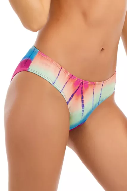 MSRP $64 Lucky Brand Letting Go Hipster Bikini Bottoms Multicolor Size Medium 3