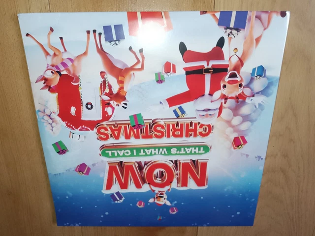 Now 3 Rear Cover NOW THATS WHAT I CALL CHRISTMAS ORIGINAL 3 x RED VINYL BRAND NEW SEALED ...