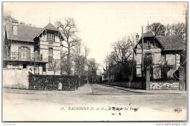 95 EAUBONNE - vue de l'entree du parc. --