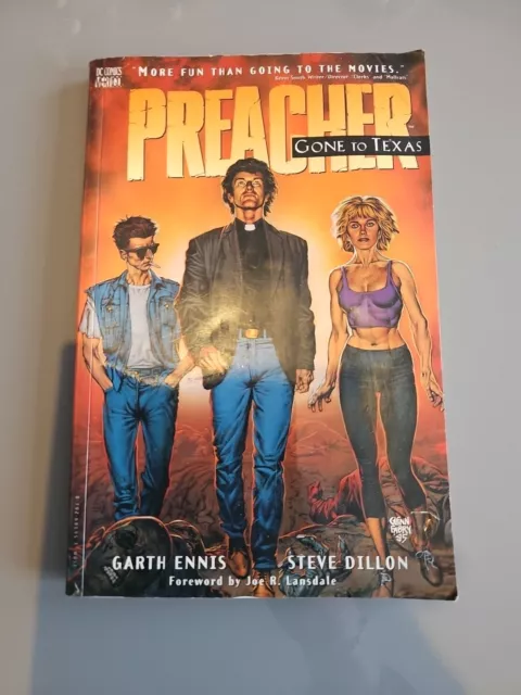 Preacher Book 1 Gone To Texas Graphic Novel Vertigo Comics Softback Dc Paperback