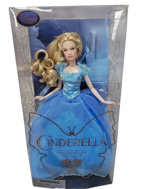 NIB Disney Store Film Collection Cinderella Live Action Doll