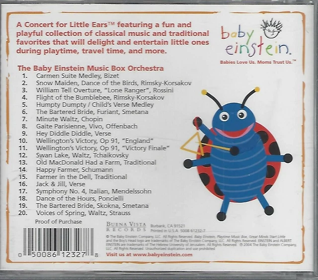 BABY EINSTEIN PLAYTIME Music Box By Baby Einstein Music Box Orchestra