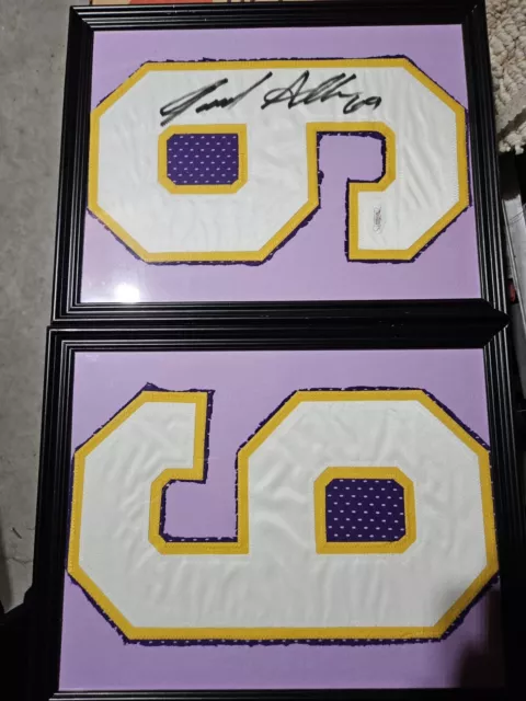 Jared Allen Framed Jersey Numbers / Minnesota Vikings /sports autographs coa