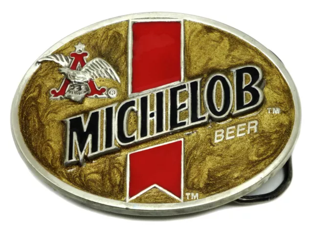 MICHELOB Beer Belt Buckle Budweiser Authentic Officially Licensed Product