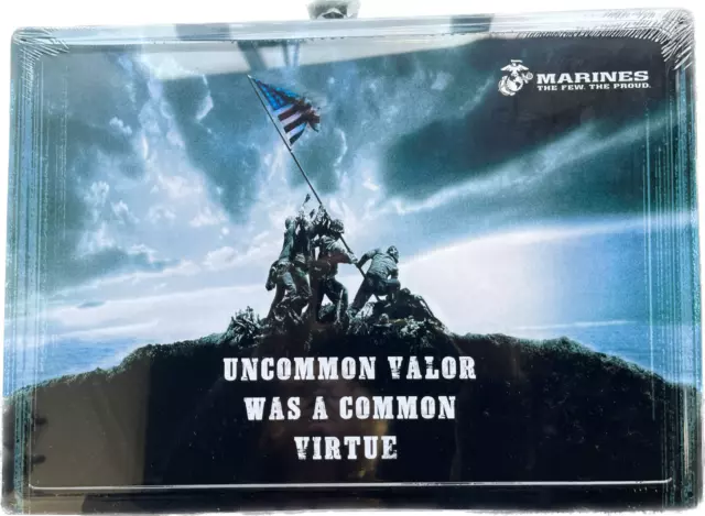 United States Marine Corps USMC Novelty Metal Wall Sign Uncommon Valor