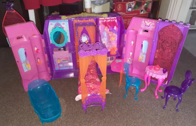 Barbie and the secret door play and store castle