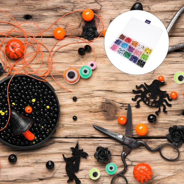 1 Box Augapfel Muster Lose Perlen DIY Lose Perlen DIY Schmuckherstellung Zubehör