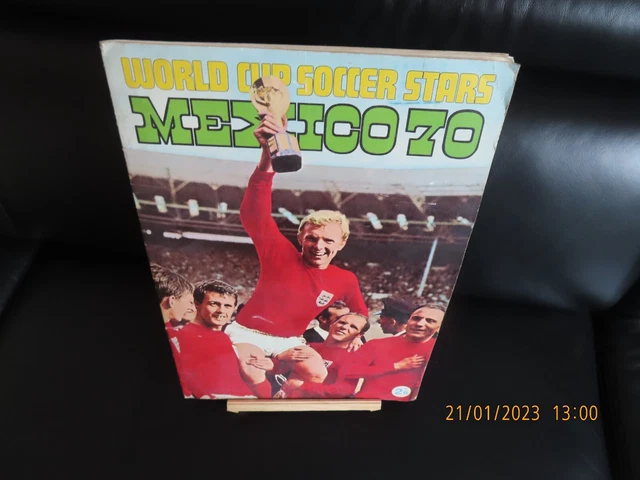 Album Autocollant Football FKS World Cup Soccer Stars Mexico 70 (1970) – Complet – État Excellent