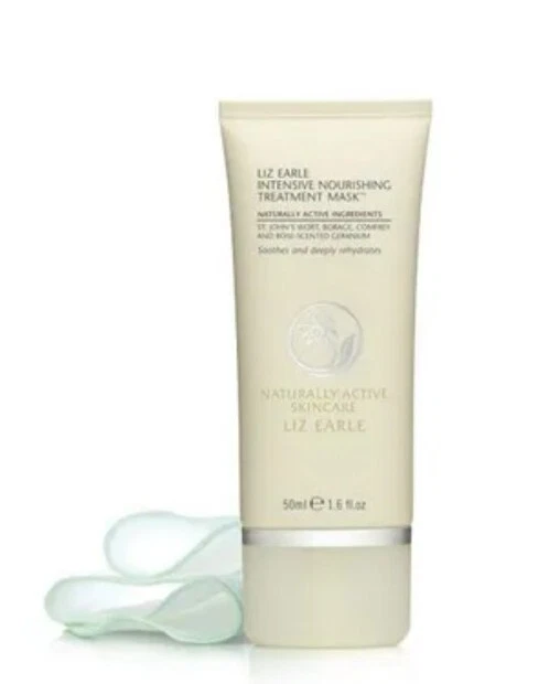 Liz Earle Intensive Nourishing Treatment Mask 50ml With Muslin Cloth
