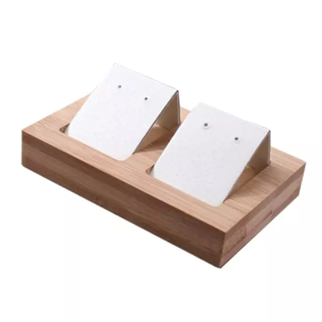 2pcs Earring Card Holder with Tray for Jewelry Accessory Display