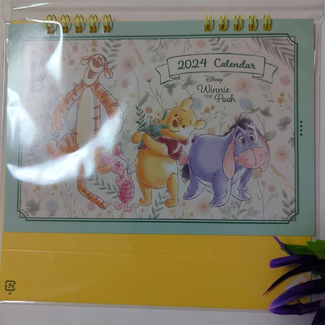DESK CALENDAR WINNIE The Pooh 2024 Stand Type 50.87 PicClick