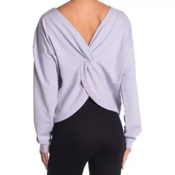 Zella Twist Back Pullover NWT Size Small