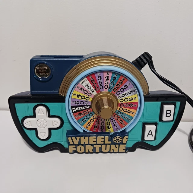 WHEEL OF FORTUNE TV Plug N Play Game Jakks Pacific * Tested + Works