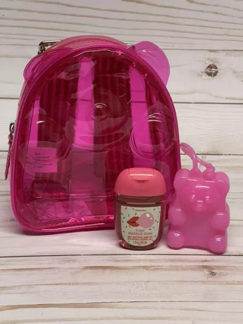 Bath & Body Works Gummy Bear Backpack & Pocketbac Holder Set