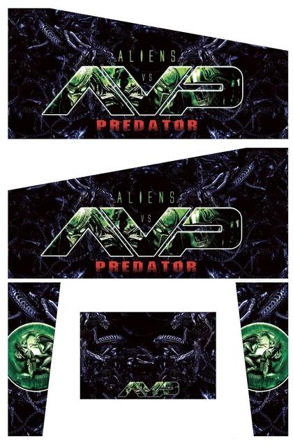STICKERS ALIEN VS Predator Modele 1 Borne D'arcade EUR