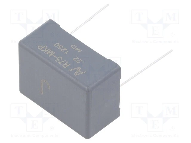 0.22uF 5% Capacitor: Polypropylene THT Dimensions Body: 32x15x24mm