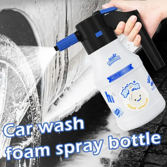 1.5L Electric Foam Sprayer Foaming Pump Sprayer, Car HOT^ Wash Watering Can P1N3