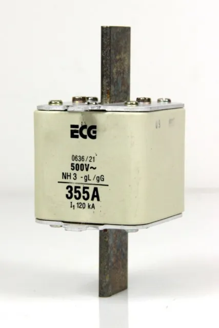 ECG ELEKTRO Nh Sécurité Insert Fusible Gr.3 355 A 500 V Fusible