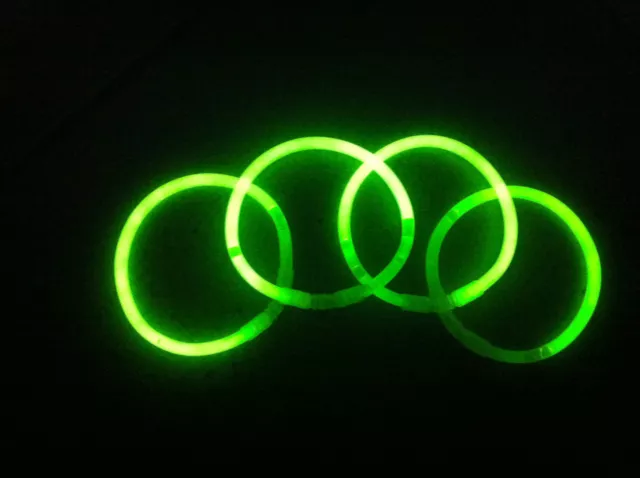 1000 Bracciali Luminosi Gialli Fluorescenti Starlight Braccialetti Fluo Colorati