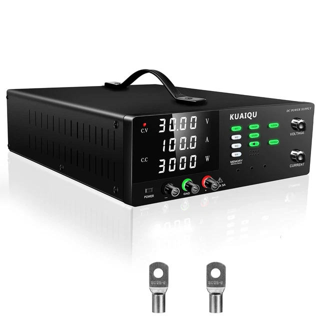 Alimentatore Da Banco Regolabile 30V 10A - Professionale Con USB PD E Memorie - Foto 2