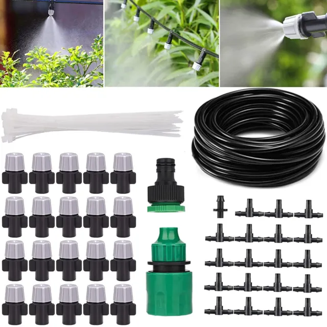20m Impianto a Goccia Irrigazione, DIY Micro Drip Kit Micro Sistema