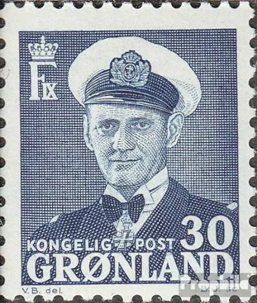 Danimarca - Groenlandia 33 usato 1950 Francobolli
