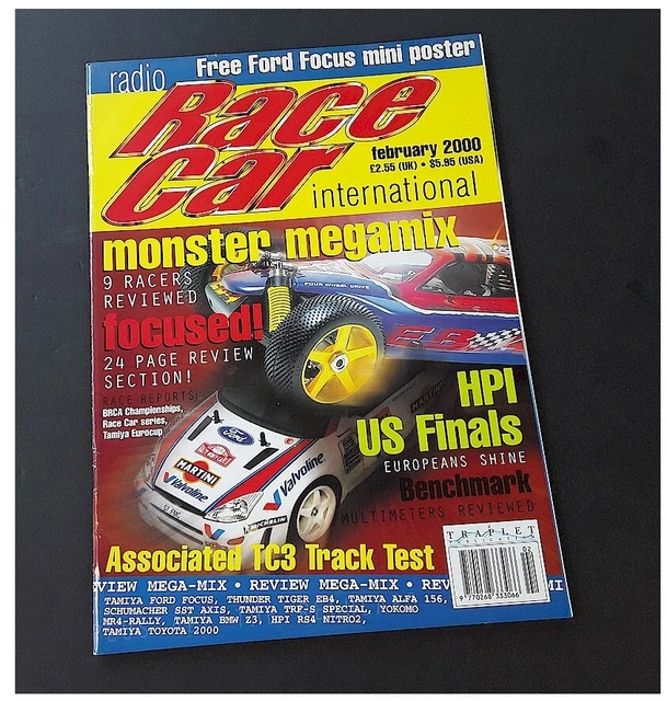 VINTAGE RC CAR Buggy Radio Race Car Magazine Feb 2000 UK England