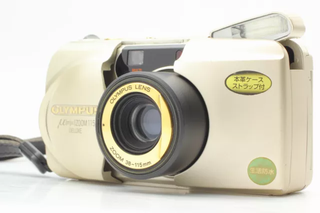 [Near MINT] OLYMPUS μ [mju:] ZOOM 115 DELUXE Point & Shoot Film Camera JAPAN