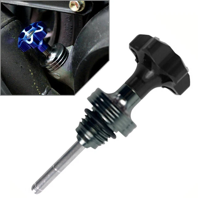Motorcycle Engine Oil Dipstick Alu Universal Black For 125CC ATV Pit Dirt Bike
