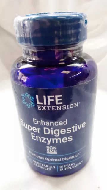 Life Extension, Super-enzymes digestives améliorées, 60 capsules végétariennes