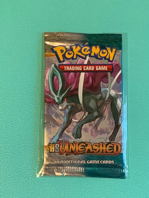 Pokemon Heart Gold Soul Silver Unleashed Booster Pack - Suicune - New/Sealed