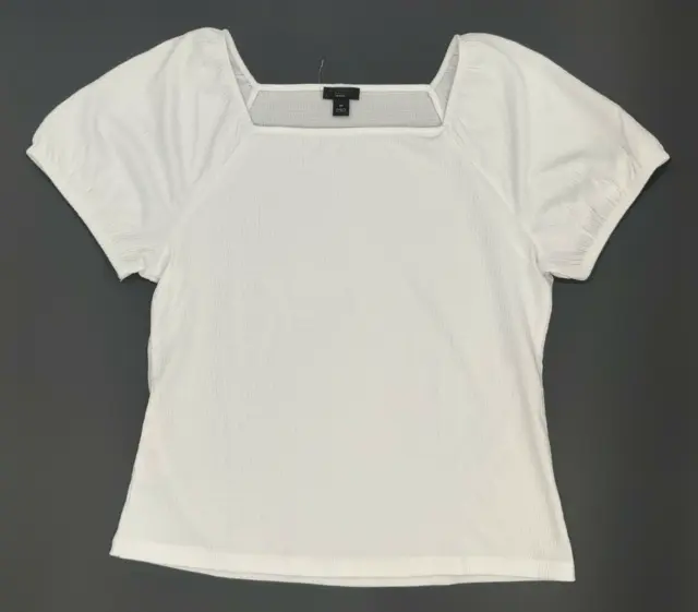 Ann Taylor Women's Shirt Blouse Casual Top T-Shirt Square Neck MP Medium Petites
