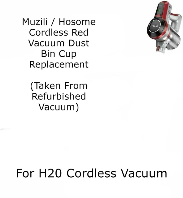 MUZILI / HOSOME H20 Cordless Vacuum Cleaner Replacement Bin Compartment