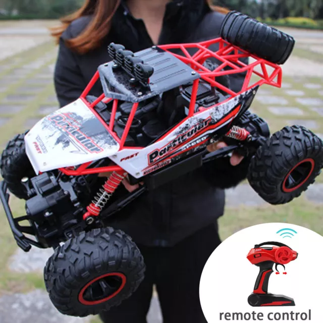 RC Toy Car Electric Remote Control Alloy Climbing 4WD Vehicle Buggy Child Gift