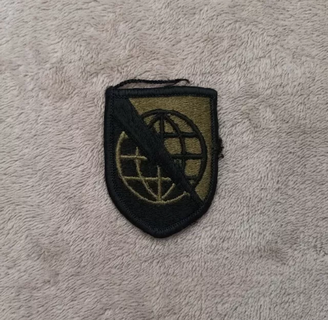 US Army Strategic Communications Command Shoulder Sign Insignia Patch Badge.