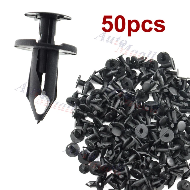 50pcs Fender Bumper Clips Grille Body Rivets for Kawasaki KFX700 KFX450 KFX400